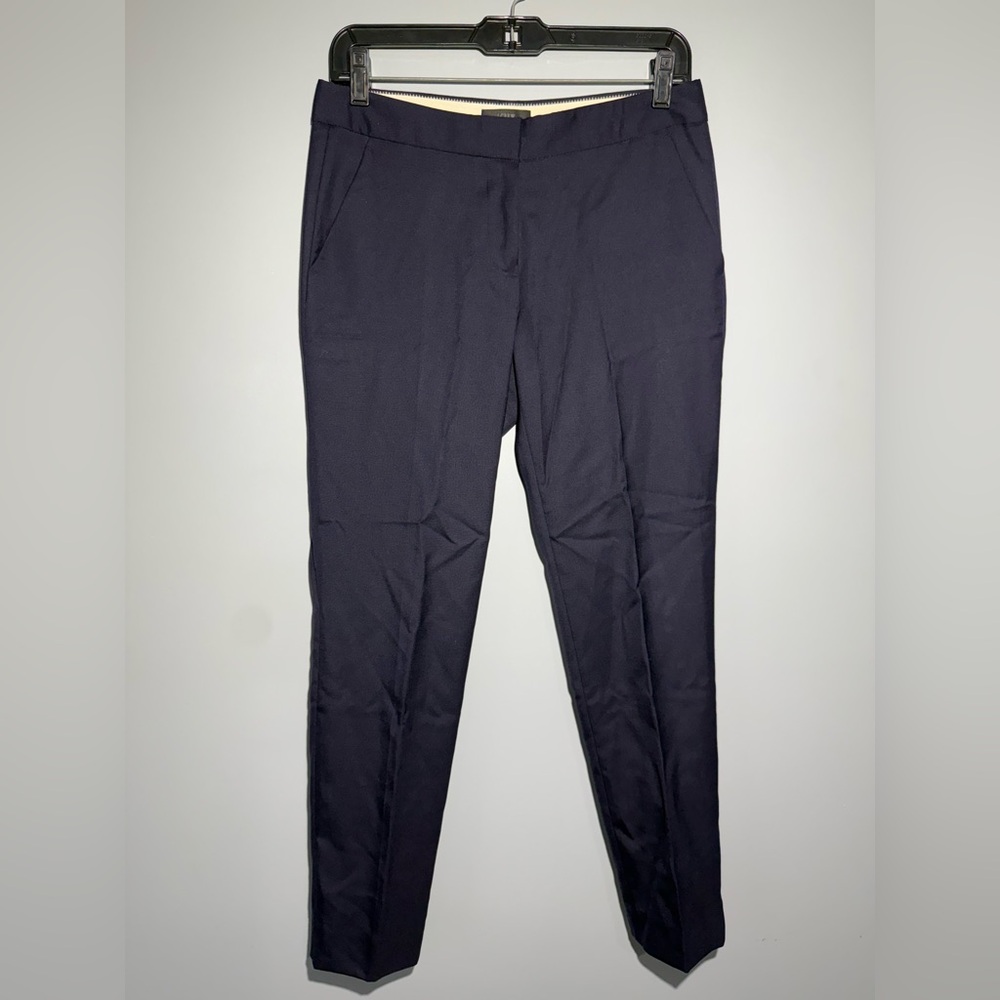 J. Crew Women's Navy Straight Leg Pants
